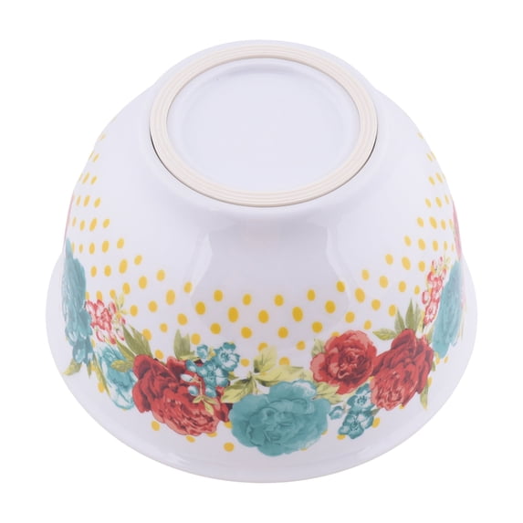 The Pioneer Woman Spring Bouquet Melamine Mixing Bowl Set, 10-Piece, 5 Bowls with 5 Lids thumbnail 4